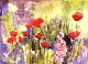 42 - Poppies and Foxglove - Diane Poole